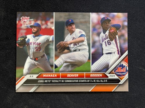 2024 Topps Now 515 MANAEA / SEAVER / GOODEN