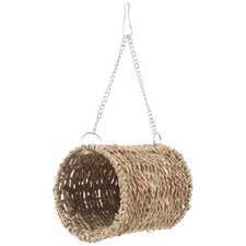 Natural Hamster Woven Tunnel Hammock Nest Hanging Nest for Hamster Use