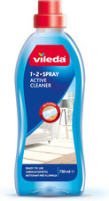 Vileda 1-2 Spray Mop Active Cleaner, Diluted Cleaning Liquid Pack of 3 X 750M