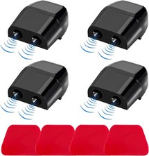 4 PCS Deer Whistles, Deer Warning Devices with Waterproof Adhesive Tapes, Car Sa