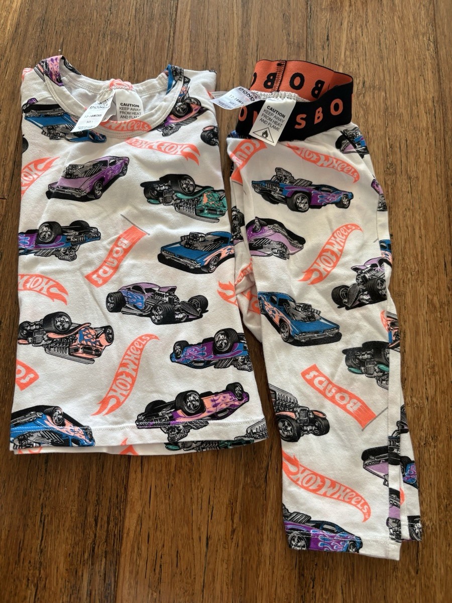 Bonds Hot wheels White Pj Size (12-18 Months) Australia