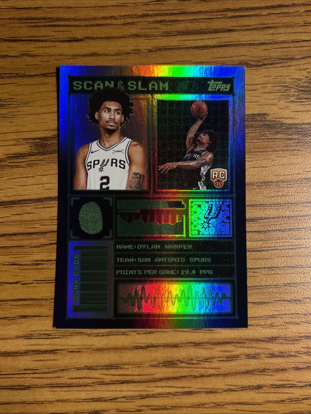 2025-26 Topps - Scan and Slam Dylan Harper #SS-27 (RC)