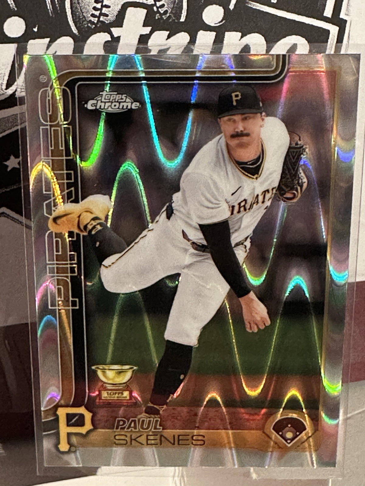 2025 Topps Chrome - Paul Skenes #300 RayWave Refractor