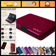 RFID Blocking Aluminum Credit Card Holder Wallet for Men & Women - Slim & Durabl