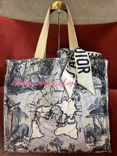 Dior Beauty VIP Gift Exclusive LARGE Tote Bag Large Around The World GWP NEW