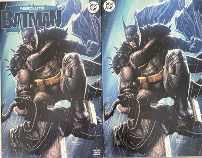 ABSOLUTE BATMAN #4 - MICO SUAYAN - MEGACON EXCLUSIVE TRADE DRESS & VIRGIN SET
