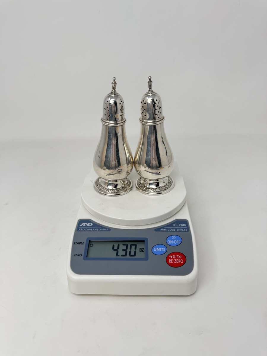 Sterling クリスタル　ソルト&ペッパー　英国　イギリス製 Sterling クリスタル ソルト&ペッパー 英国 イギリス製 Sterling