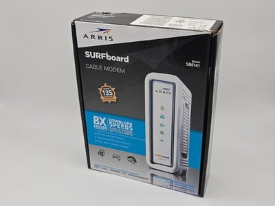 Arris Surfboard Cable Modem DOCSIS 3.0 Certified - SB6141 - White