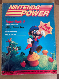 NINTENDO POWER MAGAZINE JULY/AUGUST 1988 ISSUE VOLUME 1 SUPER MARIO 2 w/ POSTER