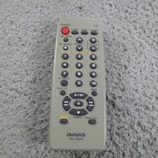 Aiwa RC-CAS10 Audio System Remote Control Gray Wireless OEM Replacement Unit