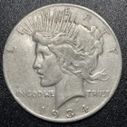 1934-S Peace Silver Dollar VF Very Fine Semi Key Date Tough Coin