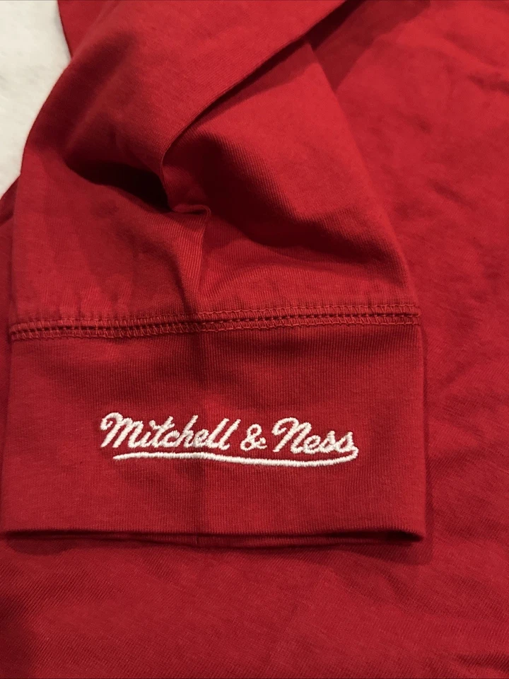 Camiseta deportiva Mitchell & Ness para hombre Jerry Rice 49ers retro manga larga tejida XL NFL Foto 3 de 4