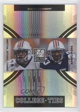2007 Donruss Elite College Ties Black Carnell Cadillac Williams Kenny Irons 0a1