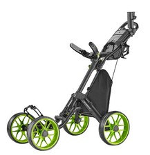 New CaddyTek Golf Cruiser One V8 Push Cart Dark Grey/Lime