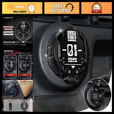 Metal Push Start Button Cover - Car Engine Start Stop Protector, Cool Interior A