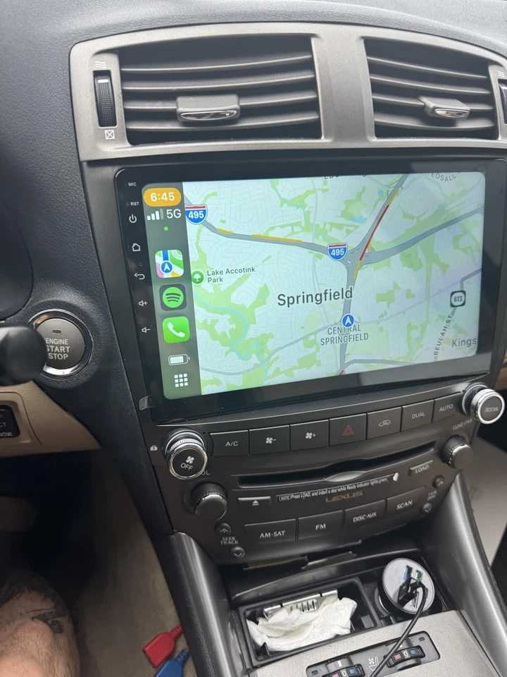 For Lexus IS250 IS350 2006-2010 Android 12 CarPlay Car Stereo Radio 2+32GB Foto 2 de 4