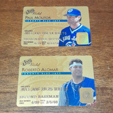 Donruss 1995 Studio Gold Signatures Molitor/Alomar Blue Jays Auto /50 Lot
