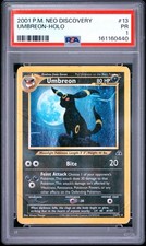 2001 Pokemon Neo Discovery Umbreon Holo Card 13/75 PSA 1