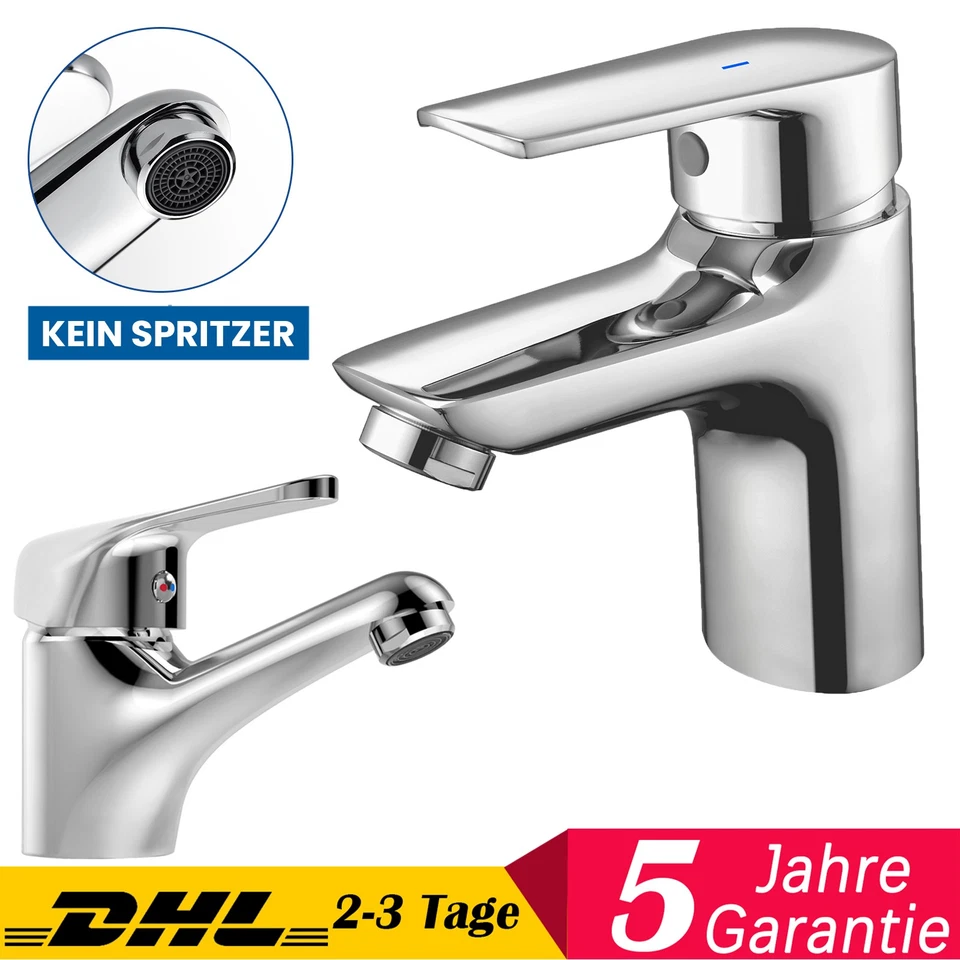 AURALUM MAX Waschtischarmatur Wasserhahn Bad Einhand Waschbecken Mischbatterie Badarmatur