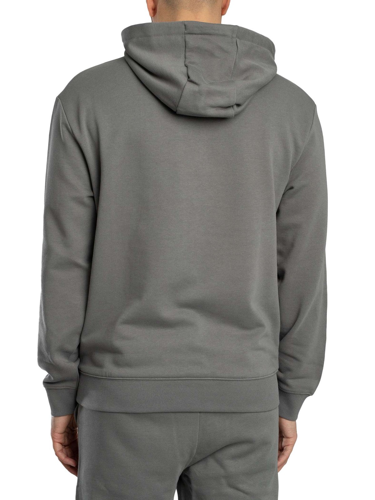 HUGO Men's Dapo Dayote Hooded Tracksuit, Grey thumbnail 4