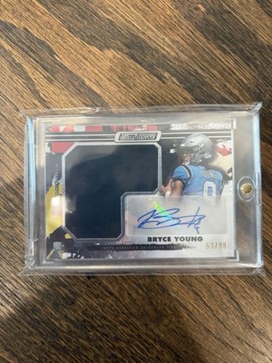 Topps Composite 2023 Bryce Young Panthers CJPAH-BY RC Jumbo Patch Auto /99