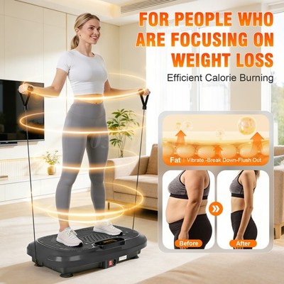 Vibration Platform Plate Whole Body Exercise Fitness Massager Machine Slim