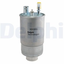 DELPHI Kraftstofffilter HDF891 mit Schnellkupplung 89mm für FIAT PUNTO DOBLO EVO