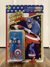 2021 Hasbro Kenner - Marvel Legends Retro - CAPTAIN AMERICA - 3.75  -  unpegged