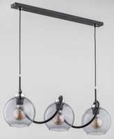 Schwarze Moderne HäNgelampen 3X60W/E27.