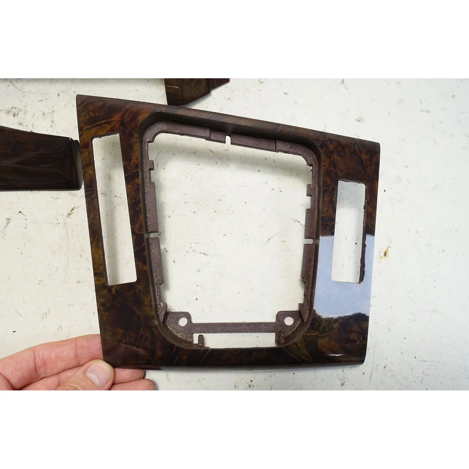 BMW E46 1999-2006 serie 3 sedán de 4 puertas touring interior juego de molduras de madera Myrtle OEM Foto 4 de 4