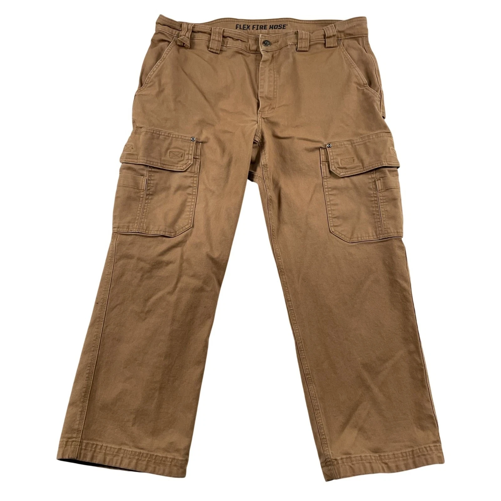 Duluth Trading Co Cargo Pants Mens 37x28 Brown Workwear Streetwear