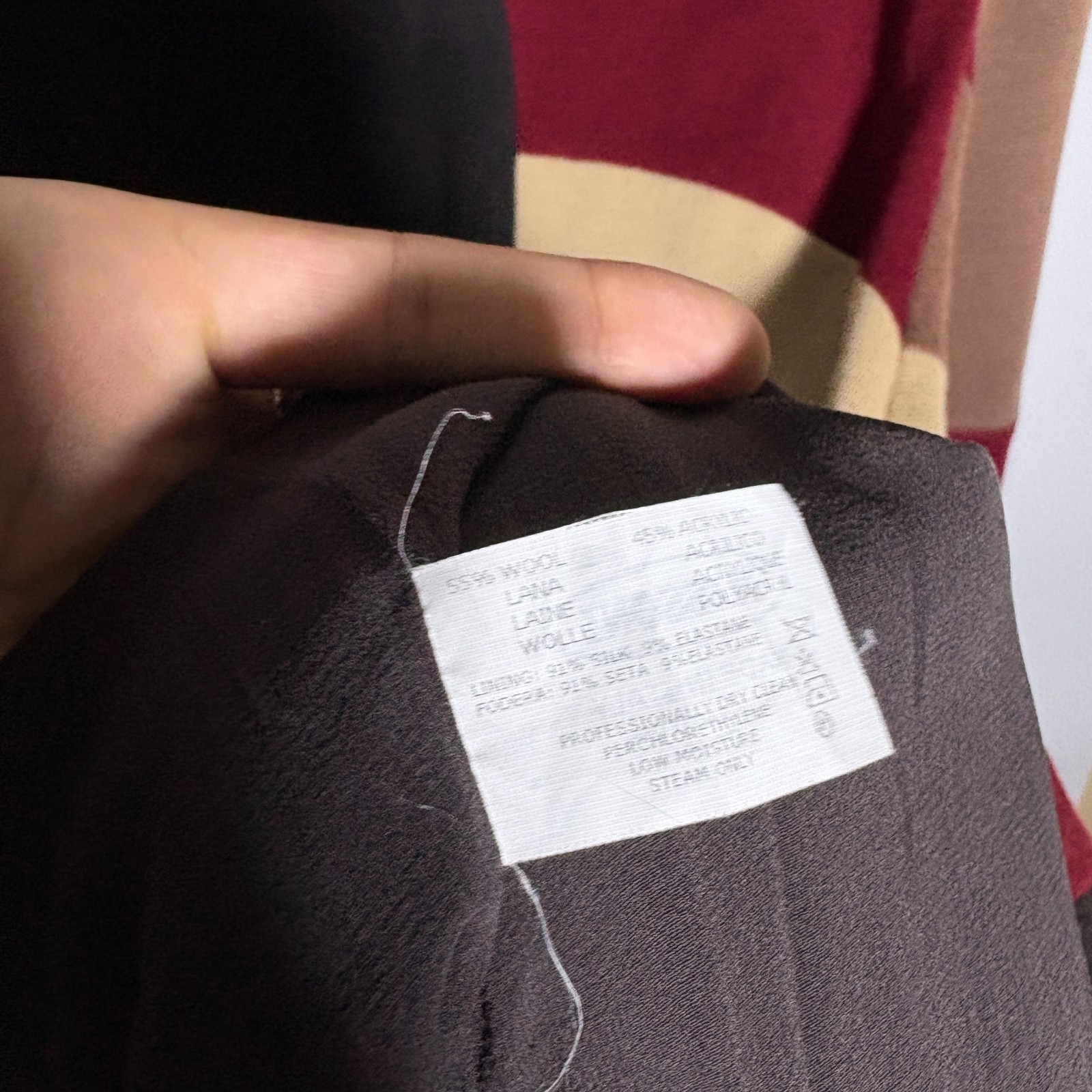 Missoni Patchwork Wool Blend Knit Long Sleeve Swe… - image 7