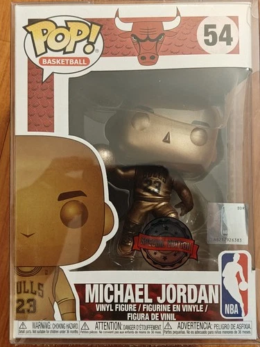Michael Jordan Funko Pop NBA Bronze Special Edition #54 Chicago Bulls AJ 4 GOAT