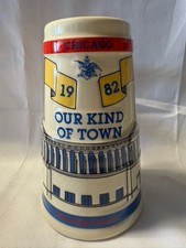 Budweiser Chicago Our Kind of Town Stein Made in USA 7" Tall