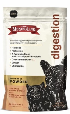 The Missing Link Digestion Superfood Supplement Powder for Dogs & Cats 05/2026