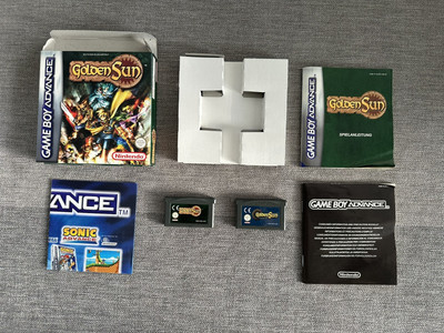 Golden Sun OVP + Golden Sun Die Vergessene Epoche (Nintendo Game Boy Advance)