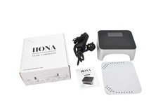 HONA Cube Cordless UV LED Nail Lamp 36W Gel Curing Dryer w/ Adapter Timer LCD