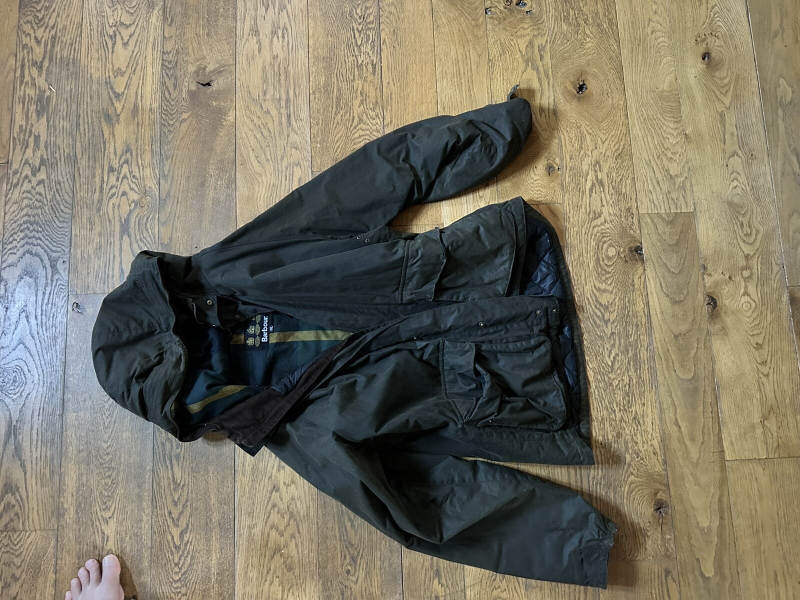 barbour wax jacket xxl eBay