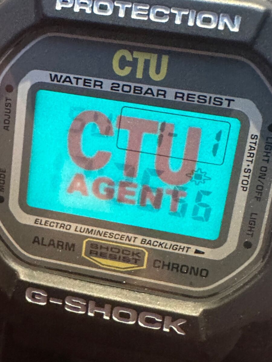 CASIO G-SHOCK DW-5600VT CTU Agent Limited Edition #34 out of CASIO G-SHOCK DW-5600VT CTU Agent Limited Edition #34 out of