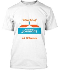 Howard Johnson's Retro S T-Shirt Made in the USA Size S to 5XL