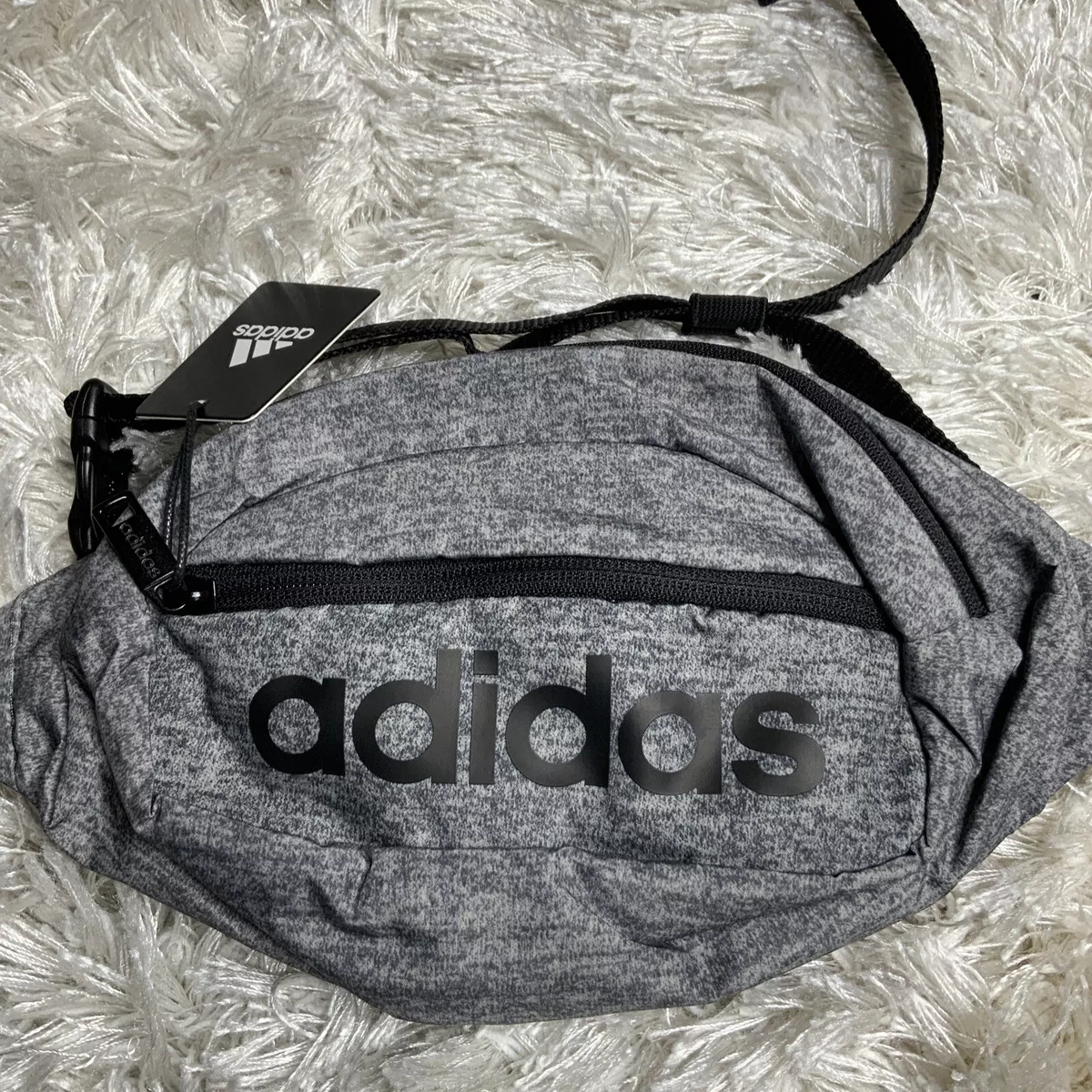 Adidas fanny pack grey hotsell