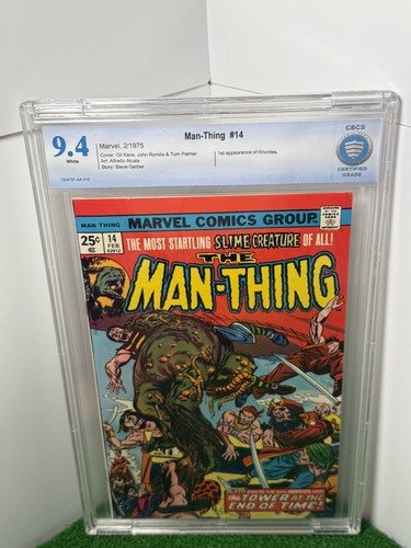 MAN-THING #14 CBCS 9.2 1st appearance of Khordes