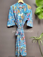 Kimono Cotton Kimono Bathrobe Cardigan Nightwear Dressing Gown