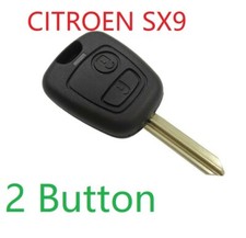 2 BUTTON For CITROEN SAXO XSARA BERLINGO PICASSO SX9 KEY CASE SHELL COVER