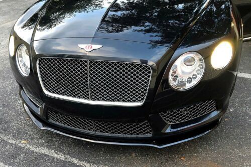 Front Bumper Lip Spoiler Luxe-GT Style Fiberglass For Bentley Continental 12-15