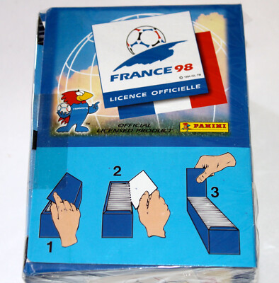5 x Panini Tüte WM 1998 Frankreich / France 98 (Neu und 5 x Panini Tüte WM 1998 Frankreich / France 98 (Neu und