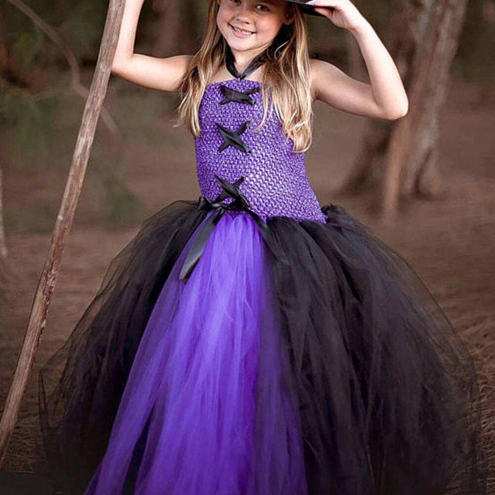 VETEMENTS Abbigliamento Cosplay Bambini Costume Strega Bambina Vestito Halloween