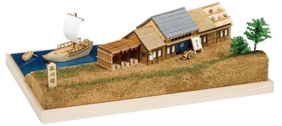 Wooden Model Kit: Shinagawa Inn, Woody Joe Tokaido 53 Stations Series