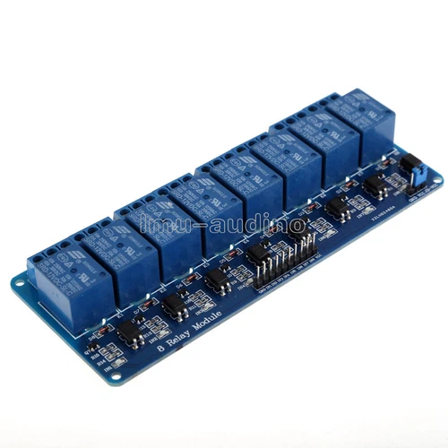8 Channel 12V Relay Shield Module Board For Arduino UNO 2560 1280 ARM PIC AVR