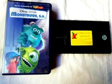 Monsters, Inc. Disney Pixar VHS Tape Spanish 2002